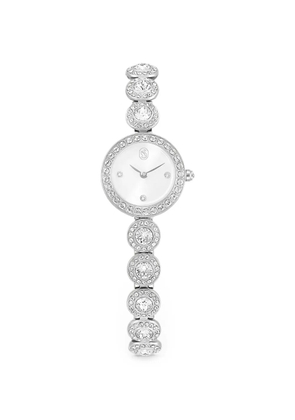 Swarovski crystal-embellished 20mm watch - White