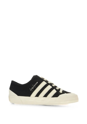 Y-3 stripe-detail sneakers - Black
