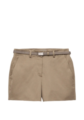 Prada chino shorts - Neutrals