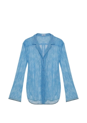 Oséree floral-lace shirt - Blue