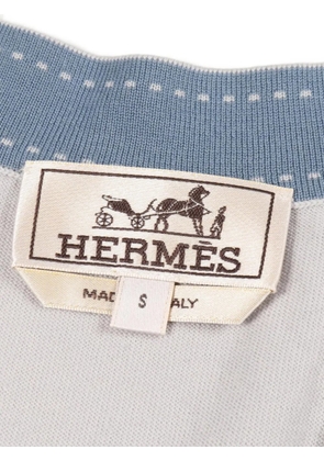 Hermès Pre-Owned 2010s V-neck wool cardigan - Grey