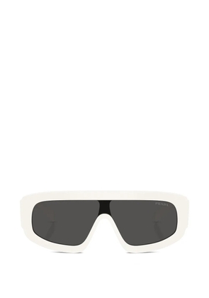 Prada Eyewear oversized-frame sunglasses - White