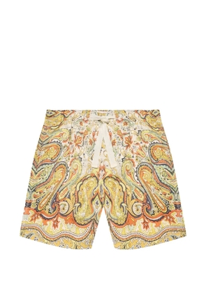 Orlebar Brown Alex paisley-print linen shorts - Neutrals