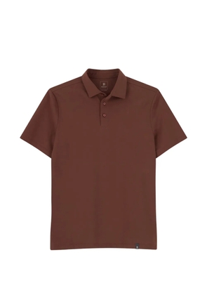 Boggi Milano polo in stretch Supima cotton jersey - Brown
