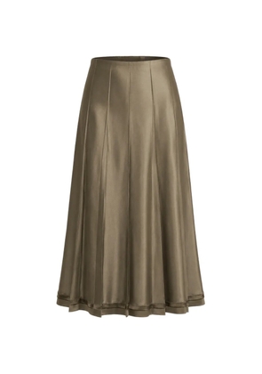 Vince pleated satin skirt - Grey