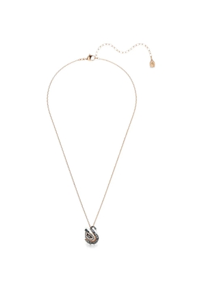 Swarovski Swan crystal-embellished necklace - Pink