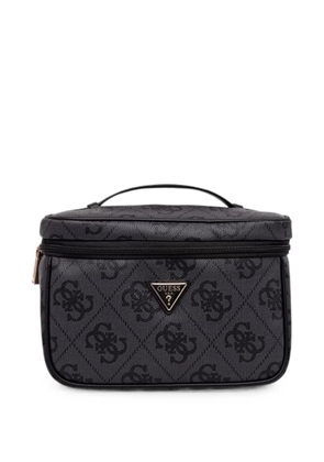 GUESS USA logo-print make-up bag - Black