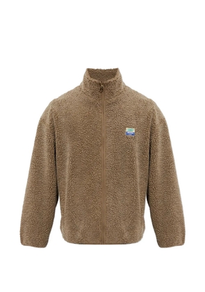American Vintage zip-up fleece sweatshirt - Brown