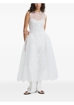 Cecilie Bahnsen Cate midi dress - White