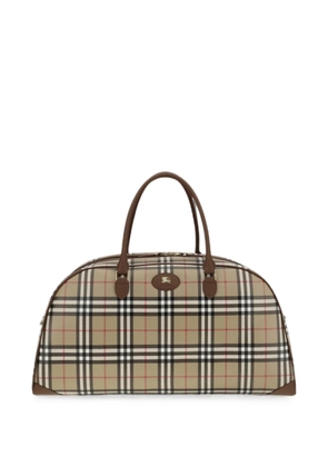 Burberry check-pattern holdall - Neutrals