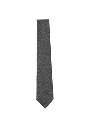 Canali flecked silk tie - Grey