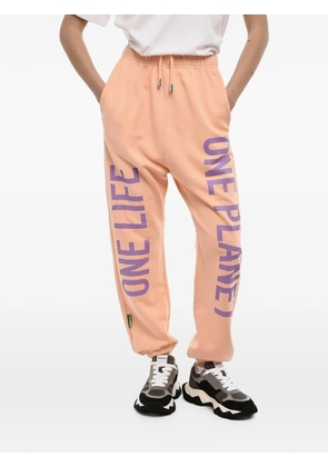 DSQUARED2 logo-print drawstring-fastening track pants - Pink