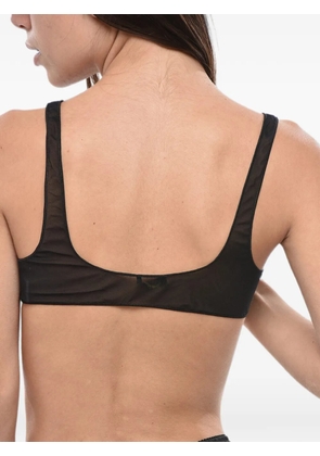 Oséree mesh pull-on bra - Black