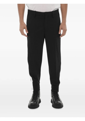 Neil Barrett stripe-detail slim-fit track pants - Black