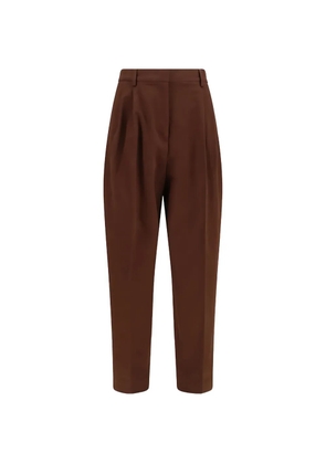 Fabiana Filippi pleated tapered trousers - Brown
