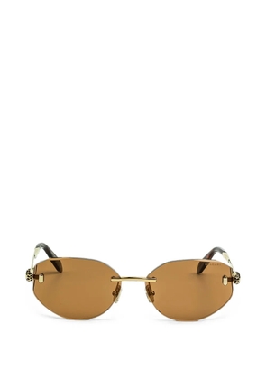 Bvlgari Serpenti rimless sunglasses - Gold