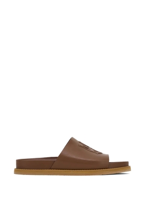 AMIRI MA leather sandals - Brown