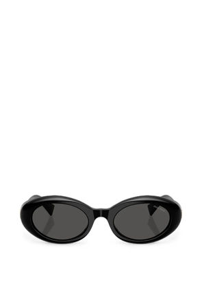 Miu Miu geometric-frame sunglasses - Black