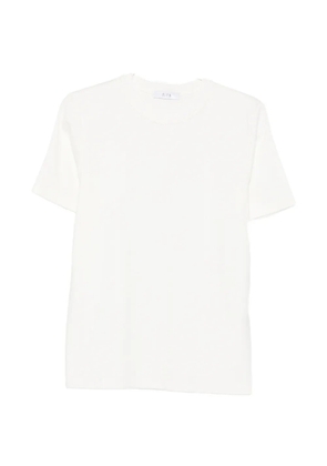 Eleh crew-neck short-sleeve T-shirt - White