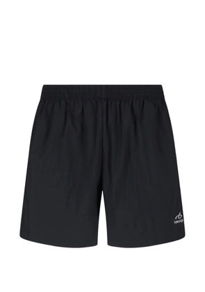 Balenciaga Bodies logo-print swim shorts - Black