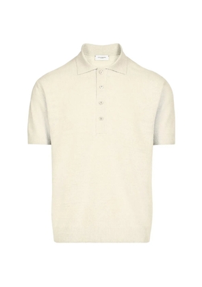 Paolo Pecora short-sleeve knitted polo shirt - Neutrals