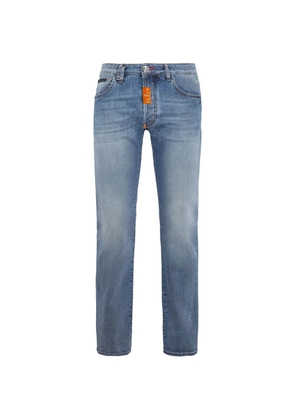 Philipp Plein straight supreme fit jeans basic - Blue