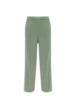 American Vintage waffle-knit track pants - Green