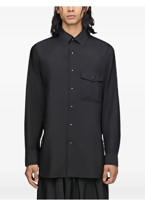 Y-3 Gradient 3-Stripes overshirt - Black