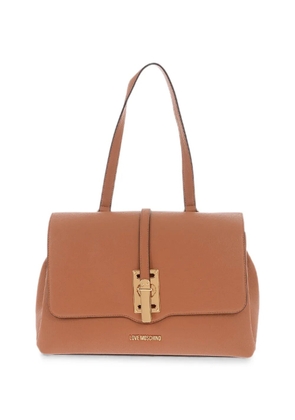 Love Moschino leather shoulder bag - Brown