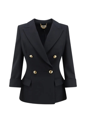 Elisabetta Franchi double-breasted peaked-lapel blazer - Black