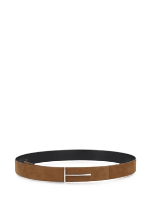 TOM FORD suede belt - Brown