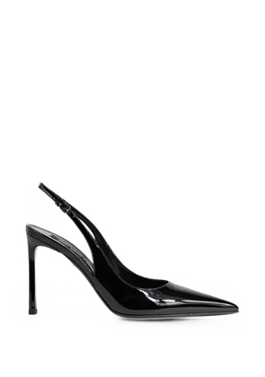 Sergio Rossi Sr Liya patent-leather slingback pumps - Black