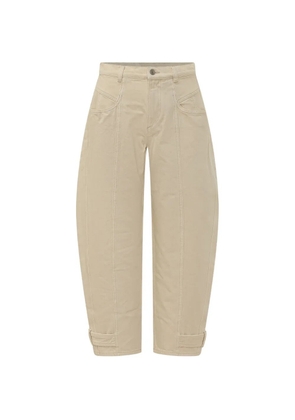 ISABEL MARANT Leja panelled trousers - Neutrals