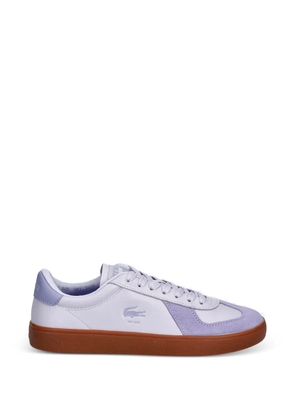 Lacoste Baseshot Pro logo-patch panelled sneakers - Purple