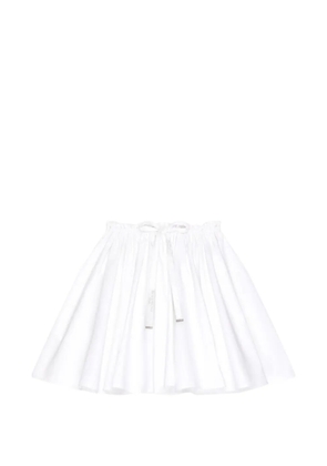 Givenchy drawstring mini pleated skirt - White
