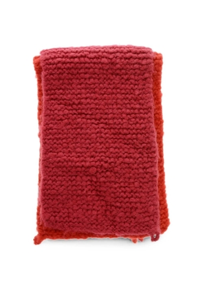 Daniela Gregis two-tone scarf - Red