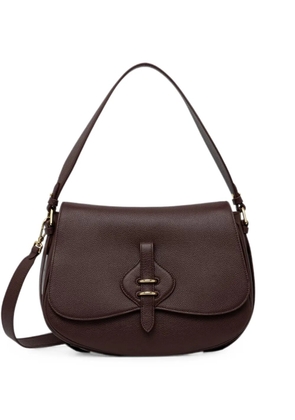 Coccinelle grained leather shoulder bag - Red