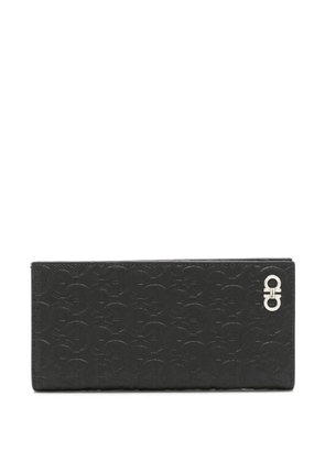 Ferragamo logo-embossed folding wallet - Black