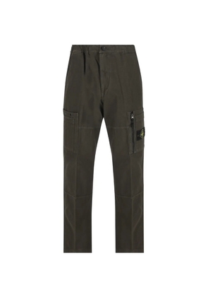 Stone Island ripstop-cotton cargo pants - Green