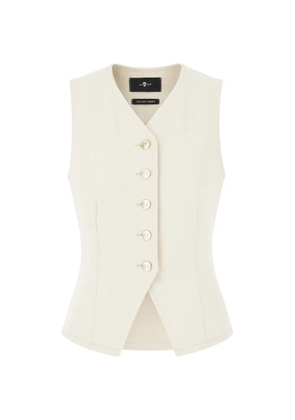 7 For All Mankind button-up waistcoat - Neutrals