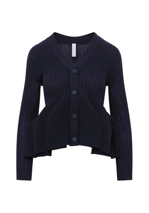 CFCL Pottery ribbed-knit cardigan - Blue