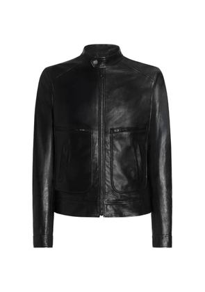 Dolce & Gabbana nappa leather jacket - Black