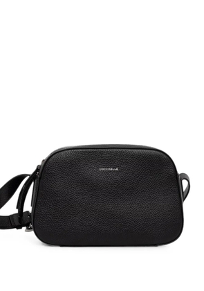Coccinelle grainy-leather shoulder bag - Black