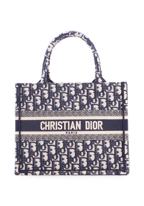 Christian Dior Pre-Owned Book Oblique Canvas Small tote bag - Blue