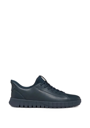 Geox Fextride lace-up leather sneakers - Blue