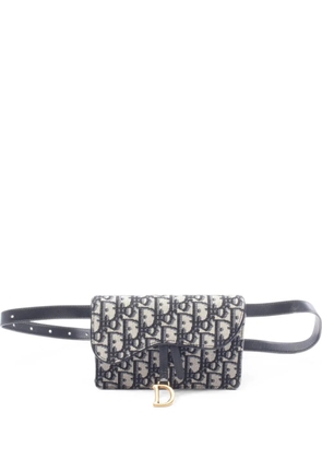 Christian Dior Pre-Owned 2010s Saddle Oblique belt bag - Blue