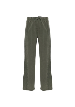 American Vintage Bepow raw-edge track pants - Green