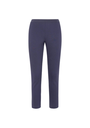 Liviana Conti elasticated-waistband slim-fit trousers - Black