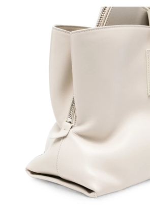 The Attico medium La Passeggiata leather shoulder bag - White