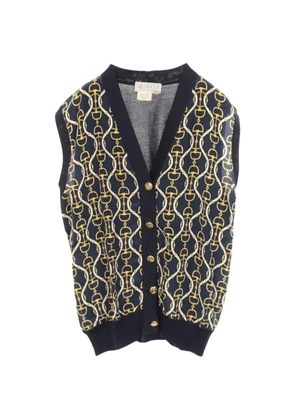 Gucci Pre-Owned 2000s Horsebit pattern vest - Blue